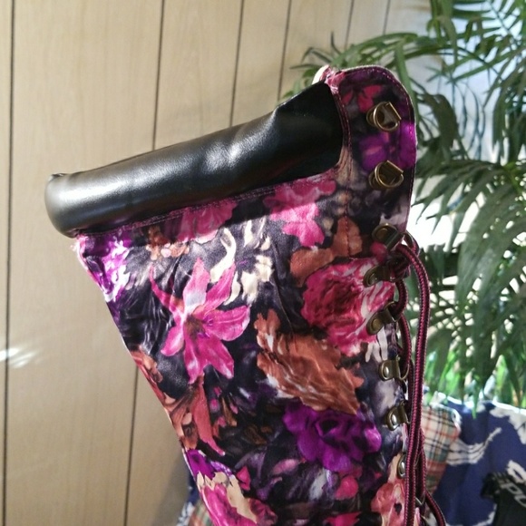 J LO JENNIFER LOPEZ High Heel Knee Boots Womens 6 - Picture 2 of 8